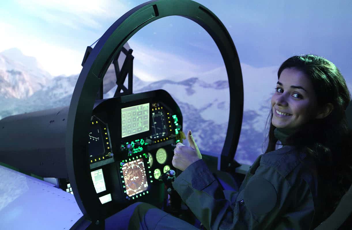 F18 sim cockpit